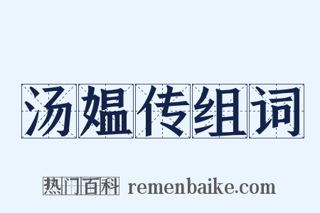 汤媪传组词是什么意思的图片